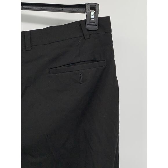 REACTION KENNETH COLE Men's Black Straight-Leg Regular Flat Front Pant SZ 40X32 - Picture 6 of 13